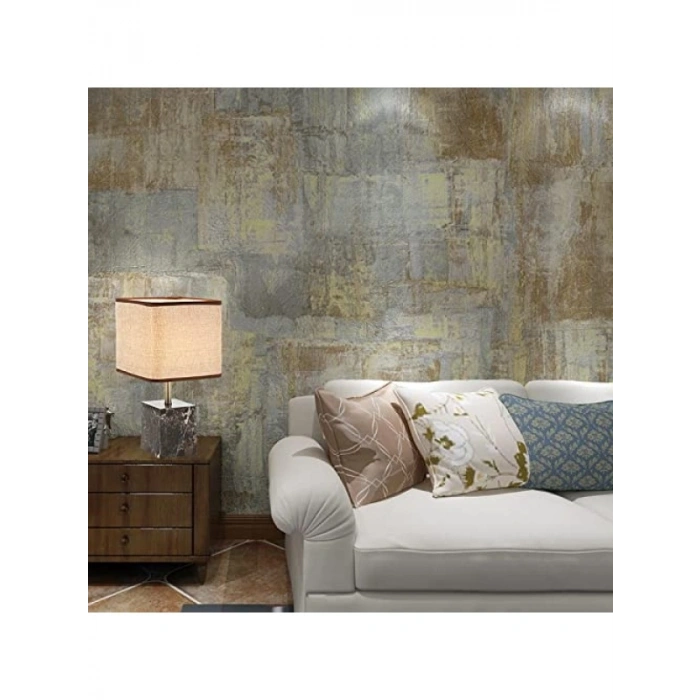 Şık Ahşap ve Kumaş Küçük Masa Lambası