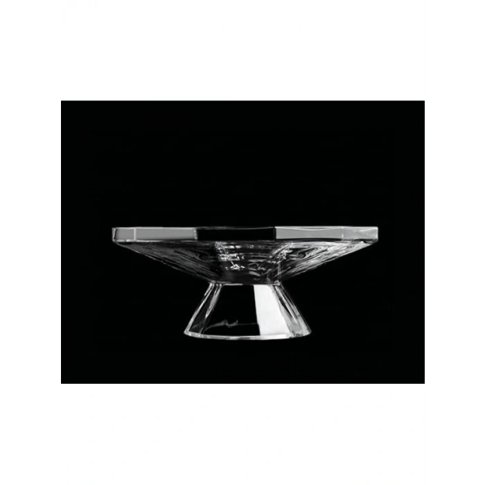 Şık Damla Desenli Torte Pasta Tabağı