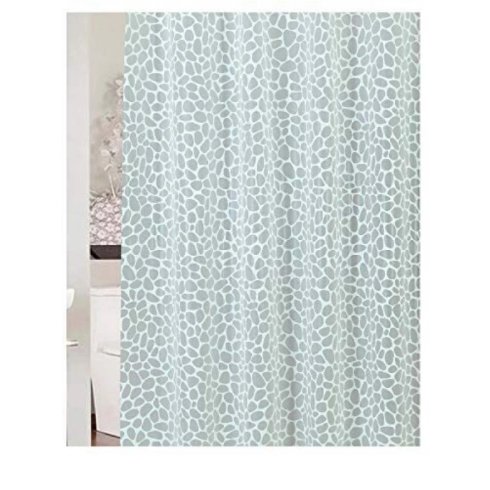 Şık Stone Desenli Banyo Perdesi