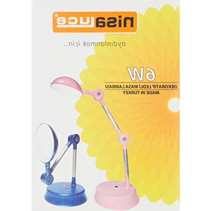 Şık Tasarımlı Pembe Led Masa Lambası