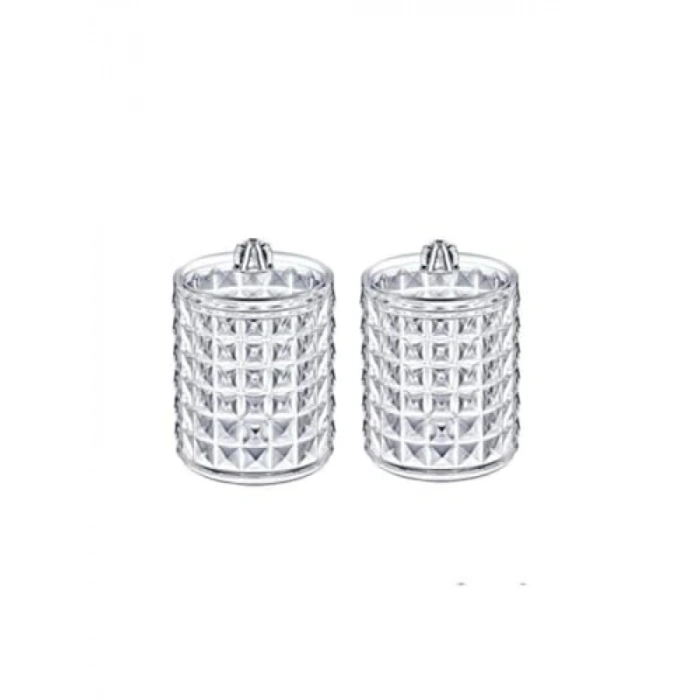 Şık ve Pratik 2li Silindir Pamuk Organizer Seti