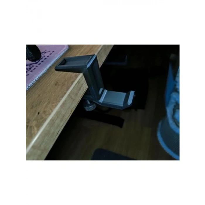 Sıkıştırmalı Ayarlanabilir Masaüstü Kulaklık Tutucu