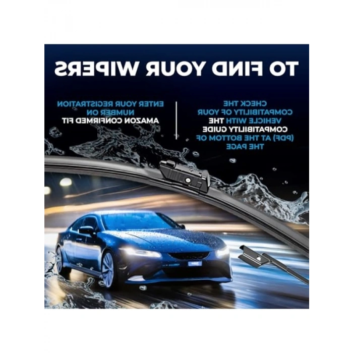 Silencio Flat Blade Silecek Seti - BYD Seal EV, VW Passat B7