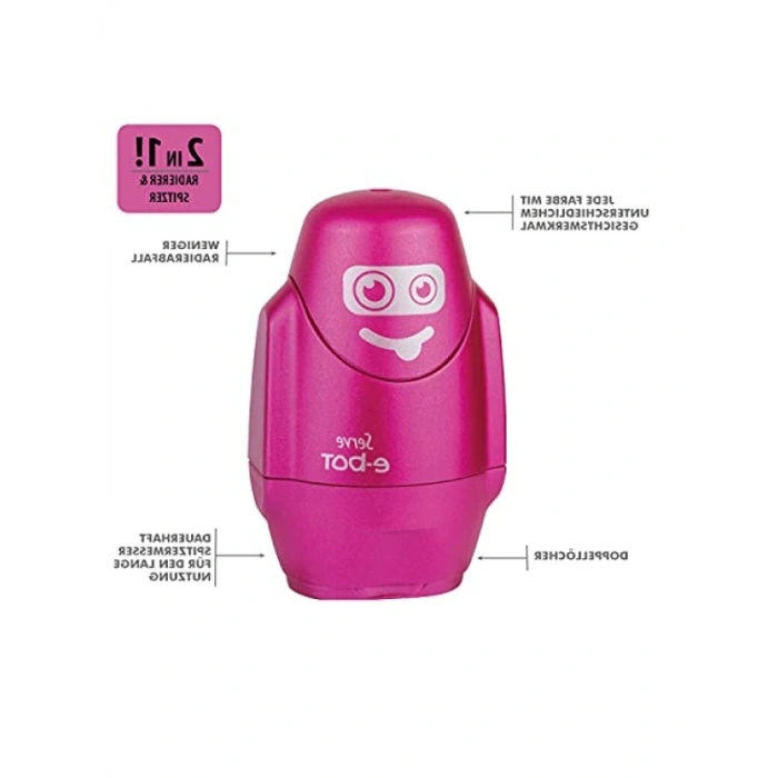 Silgili Kalemtıraş, Metalik Pembe, Tekli