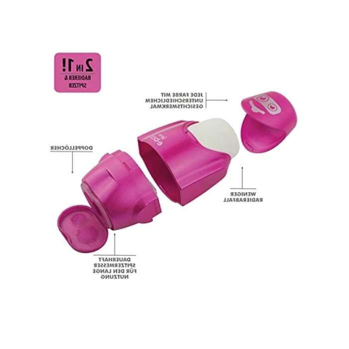 Silgili Kalemtıraş, Metalik Pembe, Tekli