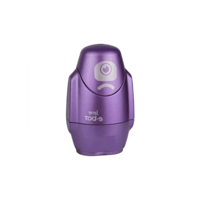 Silgili Kalemtraş Seti - Metalik Mor Renk, 4lü