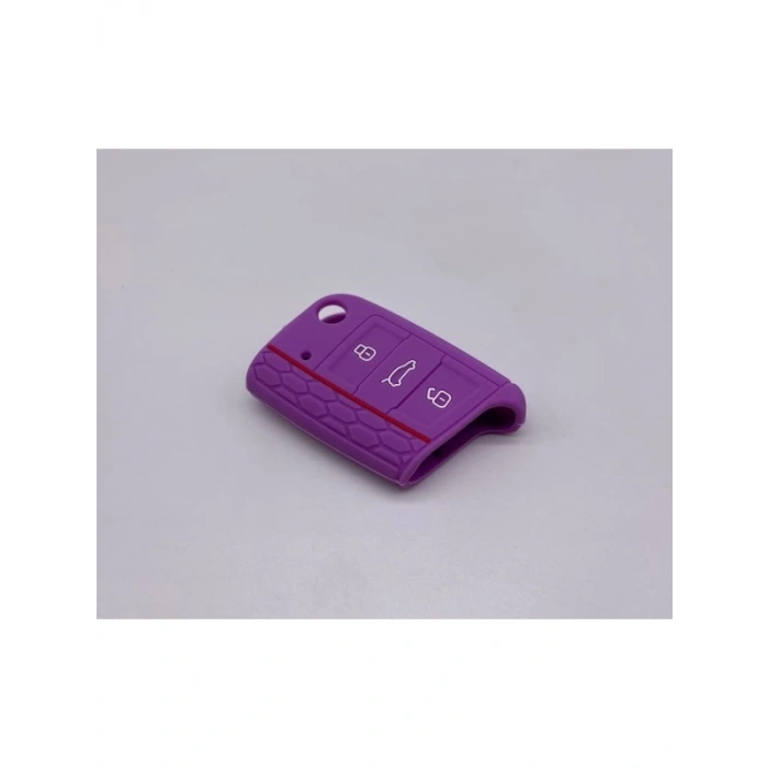 Silikon Anahtar Kabı - Sustalı Anahtar Kılıfı