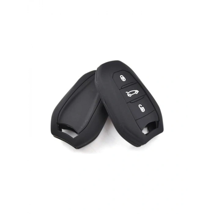 Silikon Anahtar Kılıfı - Citroen C4 C5 C3 Aircross Uyumlu