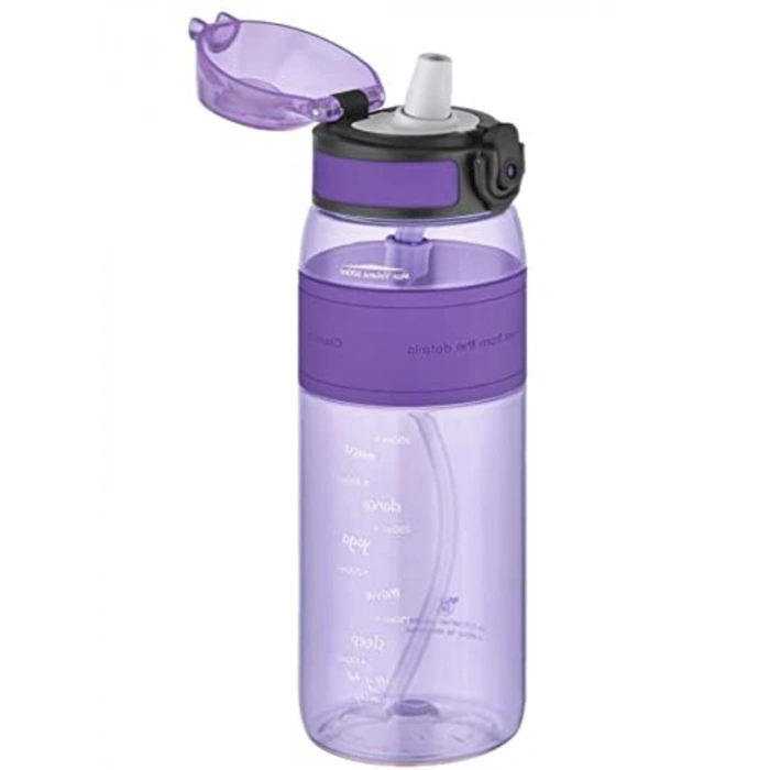 Silikon Gövde ile Tritan Su Matarası, 600 ml Kapasite