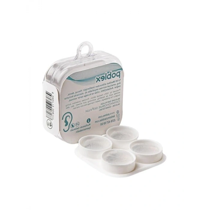 Silikon Kulak Tıkacı, 4lü Set ile Gürültü Önleme ve Konfor İçin