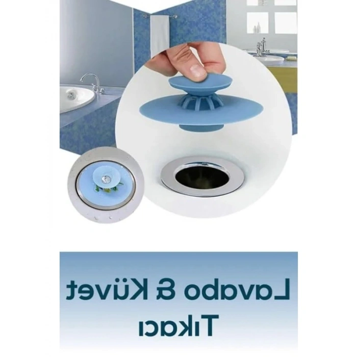 Silikon Lavabo ve Küvet Tıkacı | Süzgeçli Tasarım