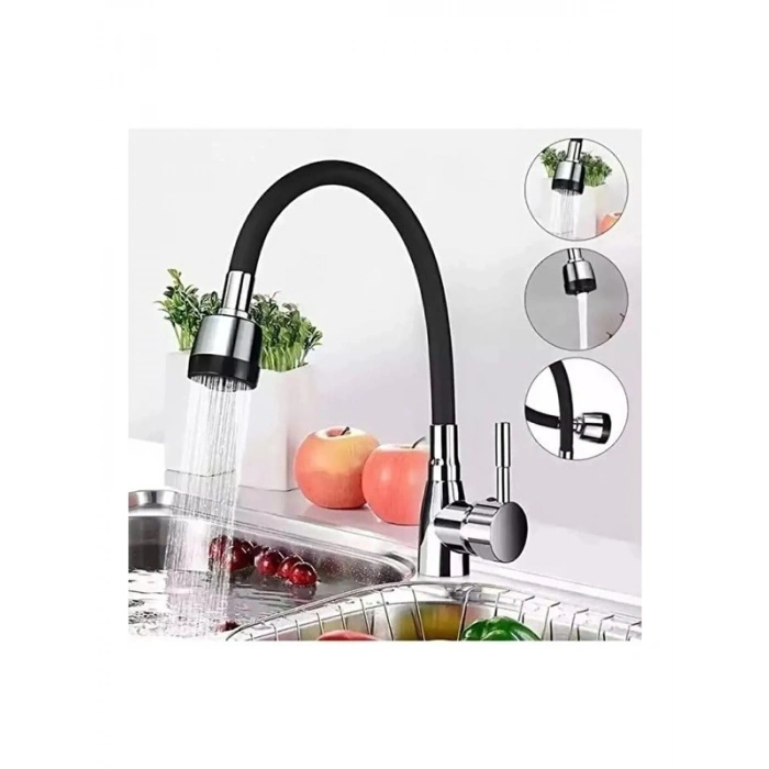 Silikon Musluk Başlığı, Oynar Başlıklı Tasarruflu