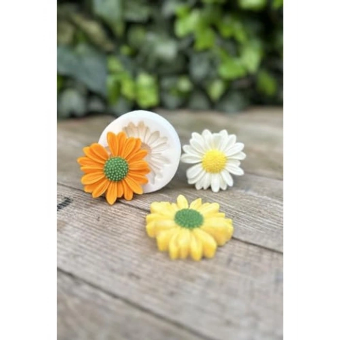 Silikon Papatya Çiçek Mum Kalıbı, Yaratıcı Projeler İçin