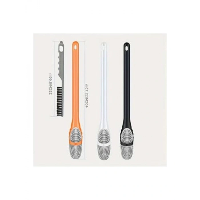 Silikon Tuvalet Klozet Temizleme Fırçası - 2li Set