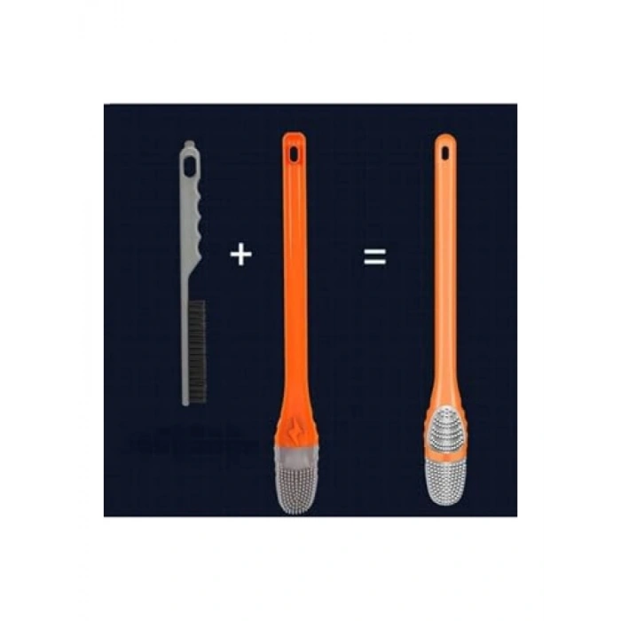 Silikon Tuvalet Klozet Temizleme Fırçası - 2li Set