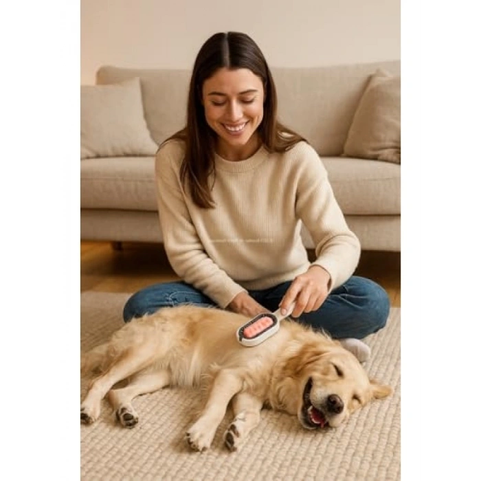 Silikon Tüy Temizleme Fırçası ve Masaj Tarak