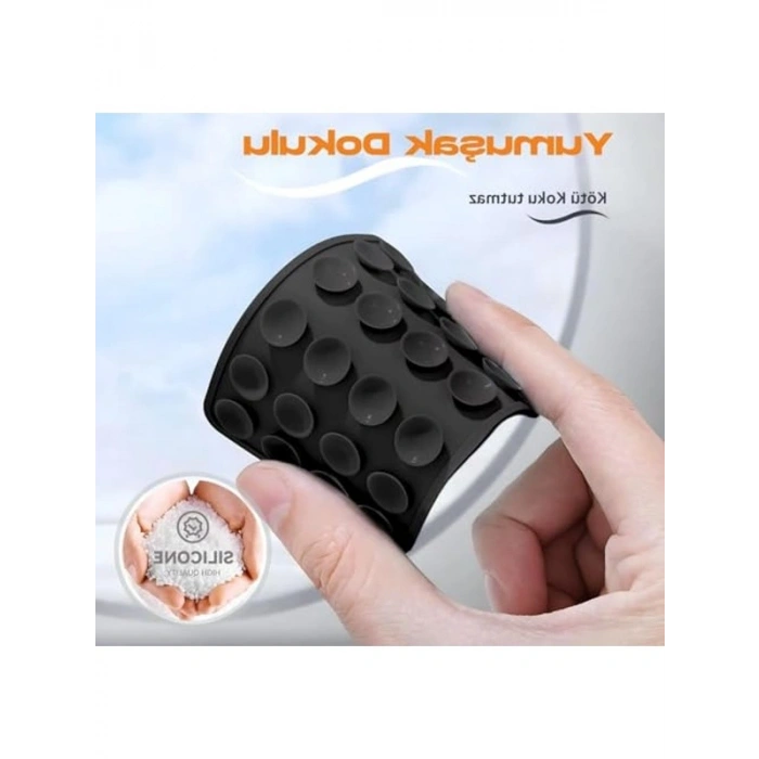 Silikon Vakumlu Pratik Telefon Tutucu - Araç ve Ev İçin