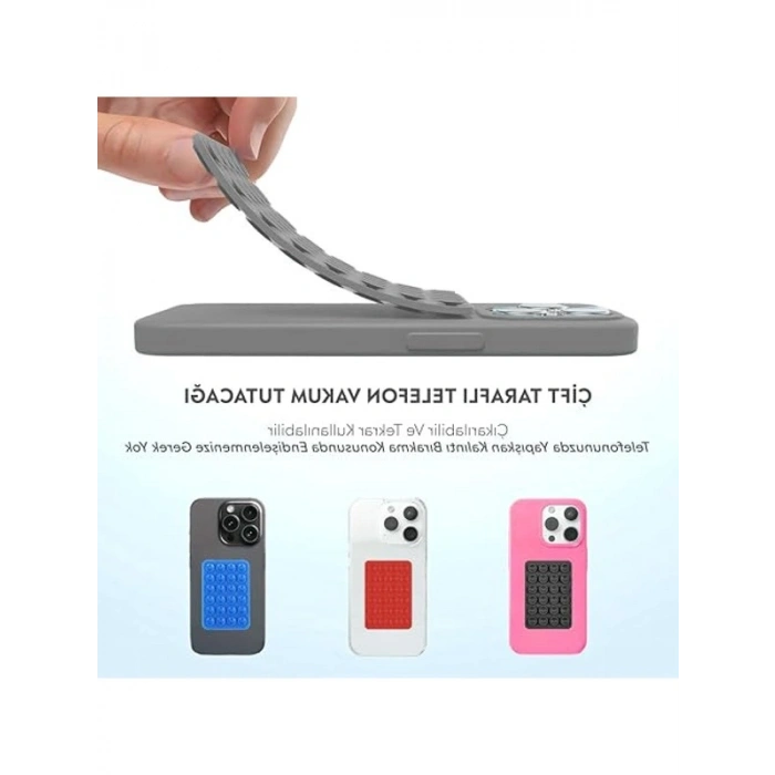 Silikon Vantuzlu Araç Telefon Tutucu, Ahtapot Tasarımı