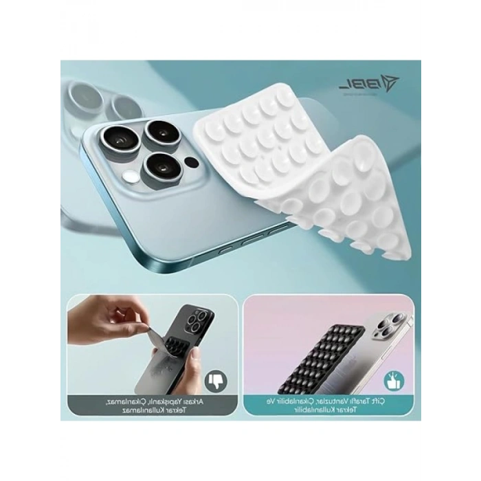 Silikon Vantuzlu Telefon Kılıfı Tutucu