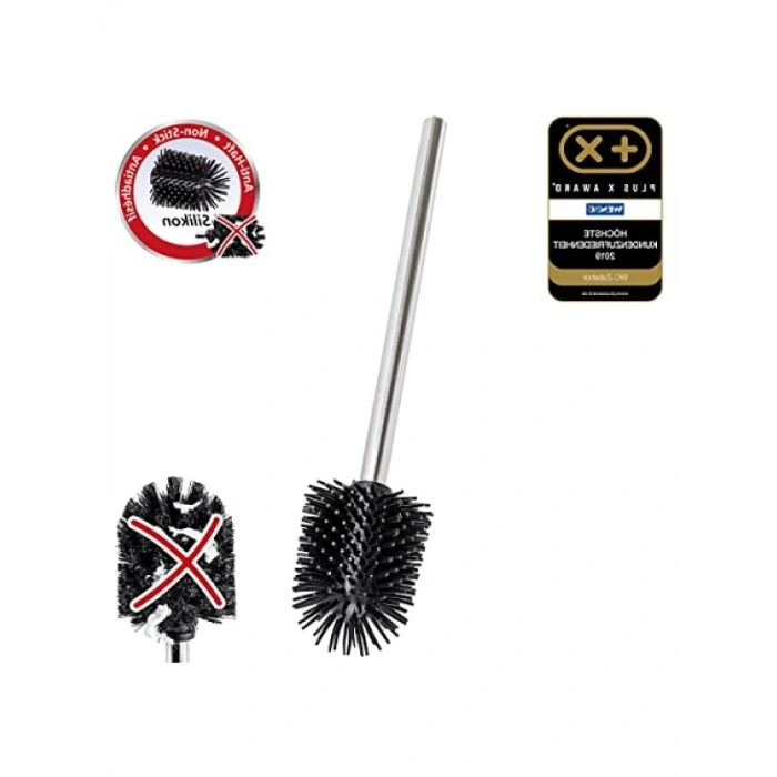 Silikon Yedek Tuvalet Fırçası Tutucu - Parlak ve Kullanışlı