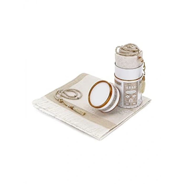 Silindir Kutu Seccade Seti, Beyaz Kablo ile