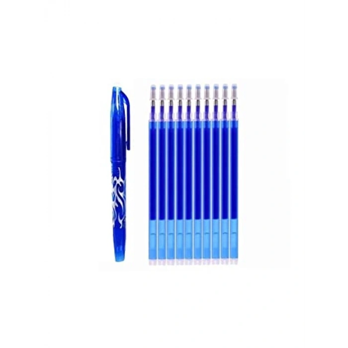 Silinebilen Refill Kalem İçi, 11 Adet Mavi Renkli