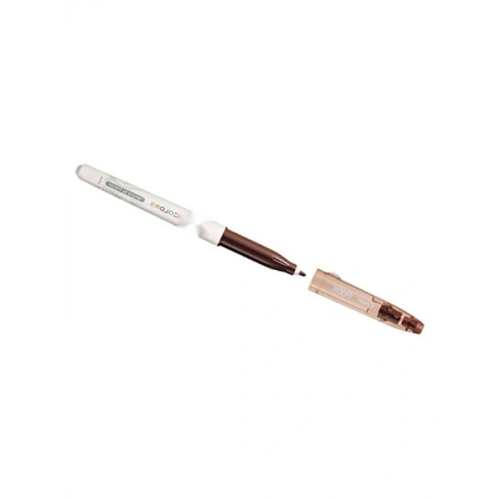 Silinebilir Kahverengi Keçeli Kalem