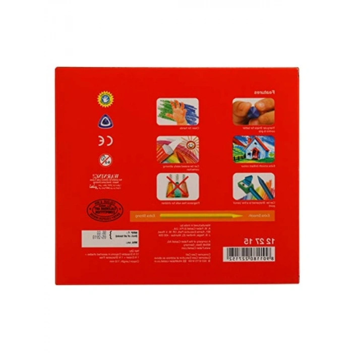 Silinebilir Mum Boya Seti, 15 Canlı Renk