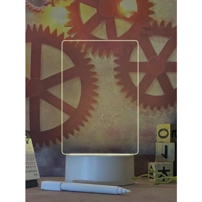 Silinen Led Işıklı Mesaj Not Panosu