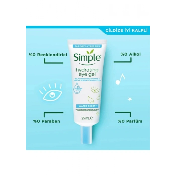 Simple Water Boost Nemlendirici Göz Kremi Vegan 25 ml