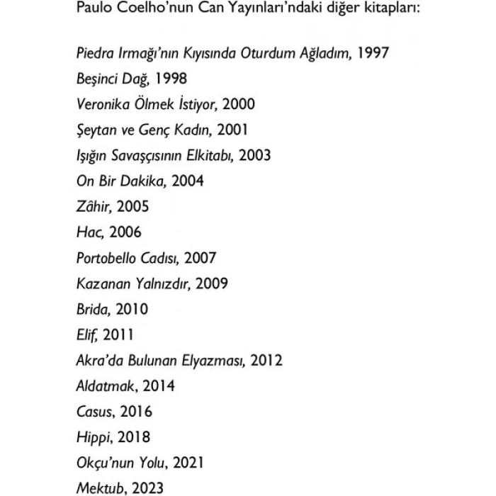 Simyacı - Paulo Coelho Romanı Türkçe 192 Sayfa Ciltsiz 2023 Yılı Baskısı