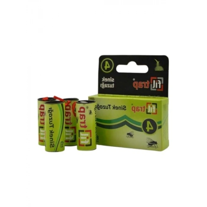 Sinek Tuzağı, 4 Adet, Etkili ve Kolay Kullanım