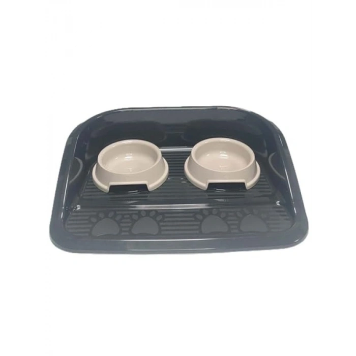 Siperli Mama Kabı 2li Set - 300 ml