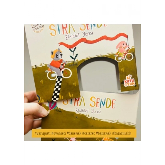 Sıra Sende - Bisiklet Yarışı (Kitap ve Oyun Seti)