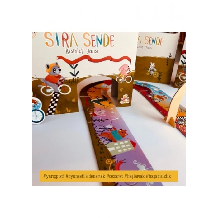 Sıra Sende - Bisiklet Yarışı (Kitap ve Oyun Seti)
