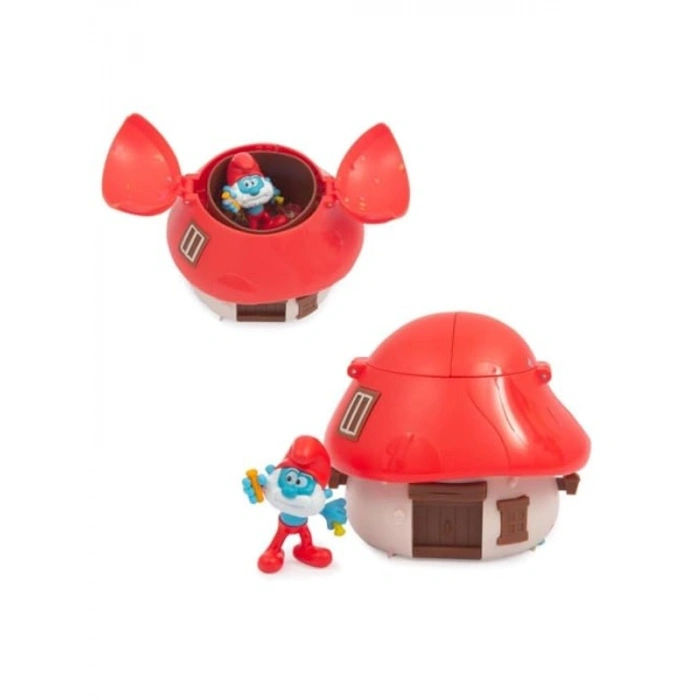 Şirinler sürpriz mantar evi oyun seti, eğlenceli tasarım