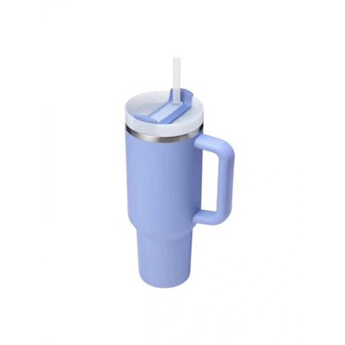 Şişe, 0,70 Litre Kapasite, Pratik Kullanım için Menekşe Çiçeği Renk