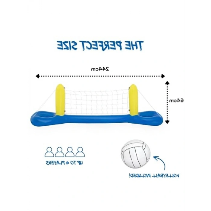 Şişirilebilir Voleybol Ağı: 244 x 64 cm Boyut