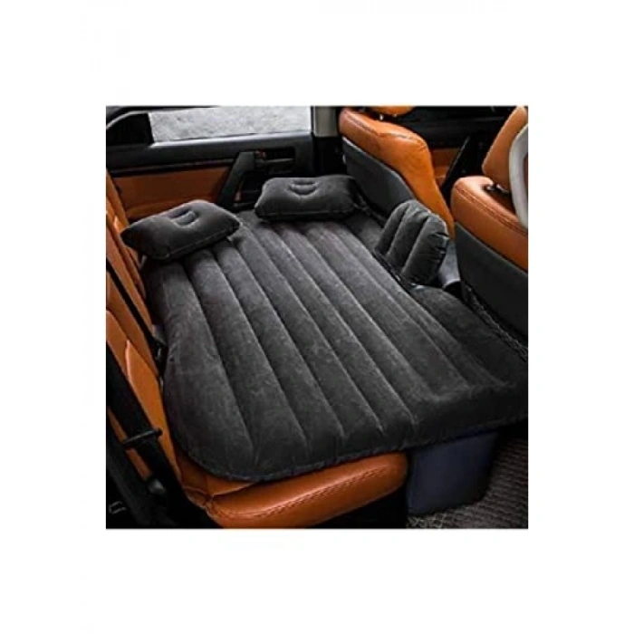 Şişme Araba Koltuk Yatağı - Siyah Renk