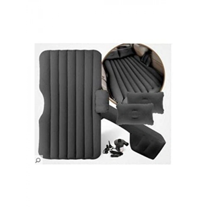 Şişme Araba Koltuk Yatağı - Siyah Renk