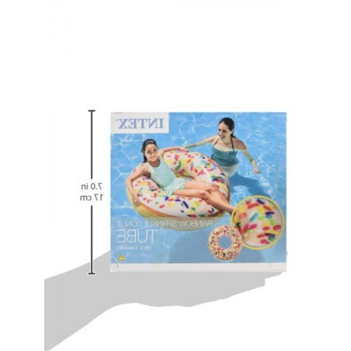 Şişme Simit ile Serinletici Eğlence, 114 cm Boyutunda