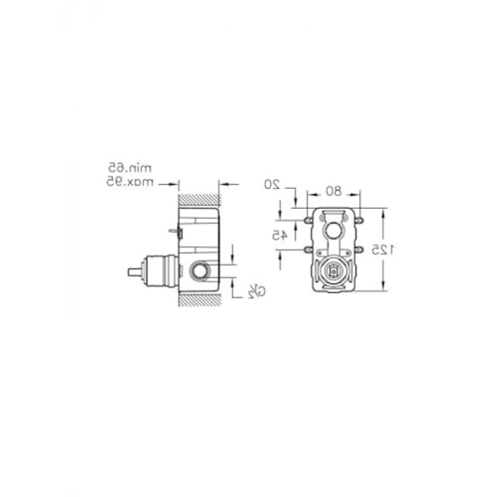 Sıva Altı Montaj İçin Banyo Bataryası