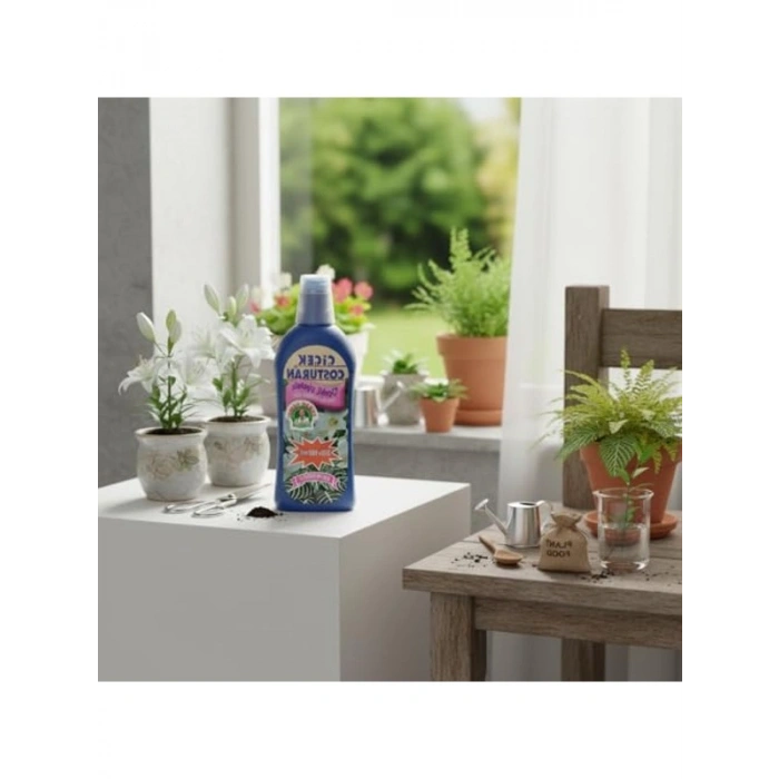 Sıvı Bitki Besini 600 ml, Çiçekli ve Süs Bitkileri için Etkili Gübre