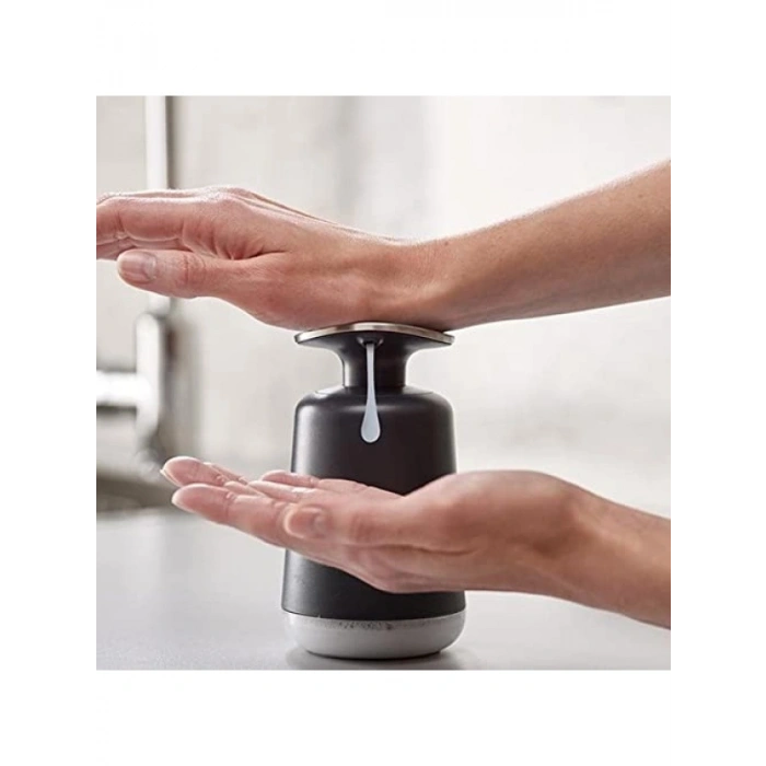 Sıvı Sabunluk - Gri Renk, Kolay Basılan Pompa