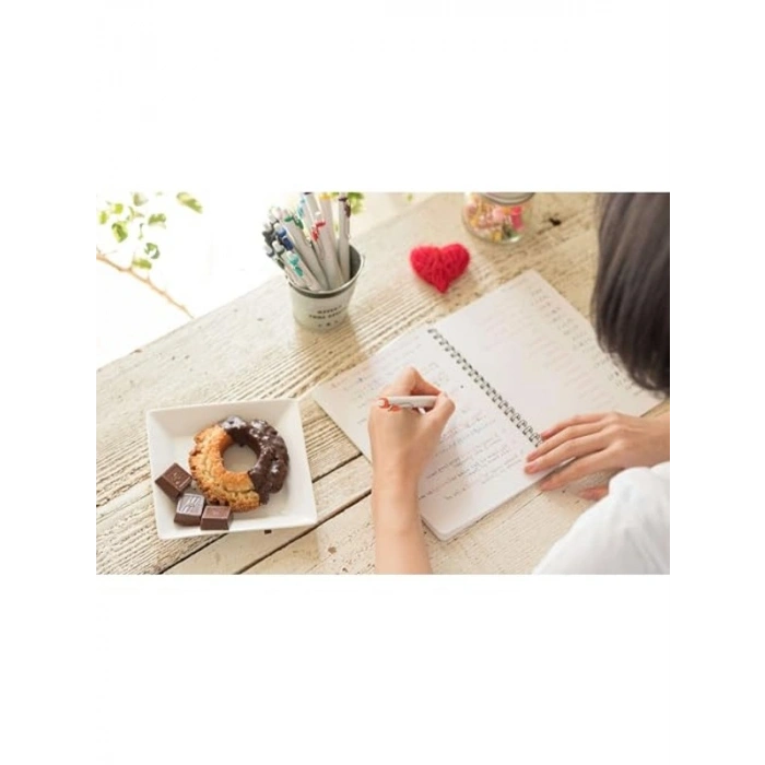 Siyah 0.7 mm Orta Uçlu Jel Kalem, 12li Paket