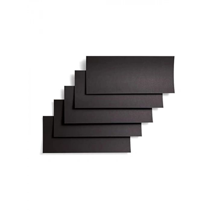 Siyah 10lu Paket 13,9 x 33 cm Etiket Karton Kağıt