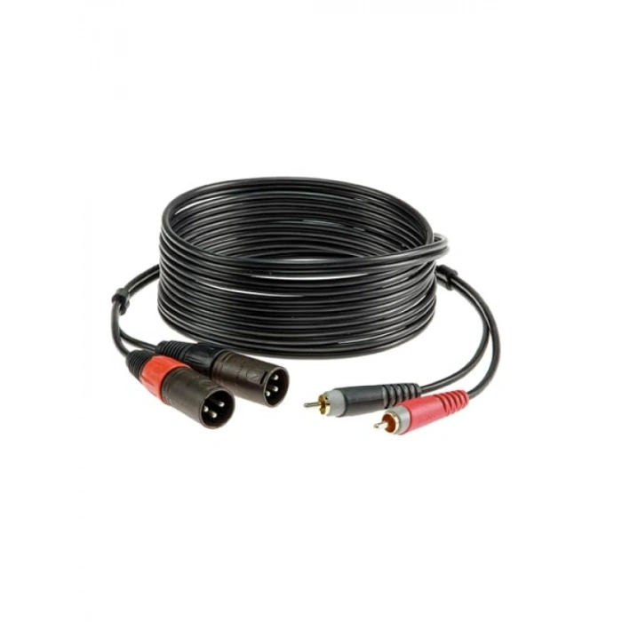 Siyah 2m Uzunluğunda Dayanıklı Twin Kablo