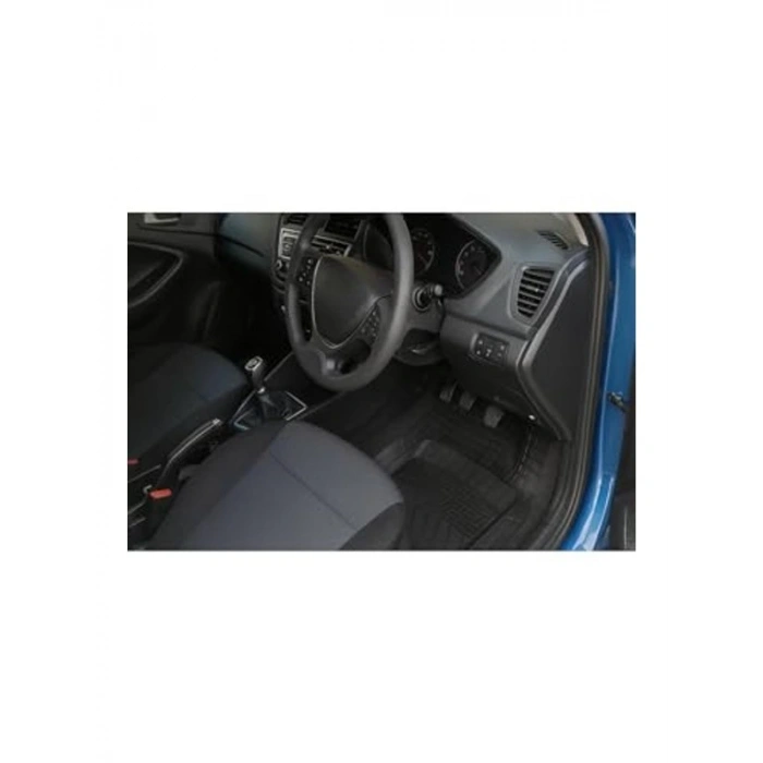 Siyah 3D Havuzlu 5 Parça Oto Paspas Seti