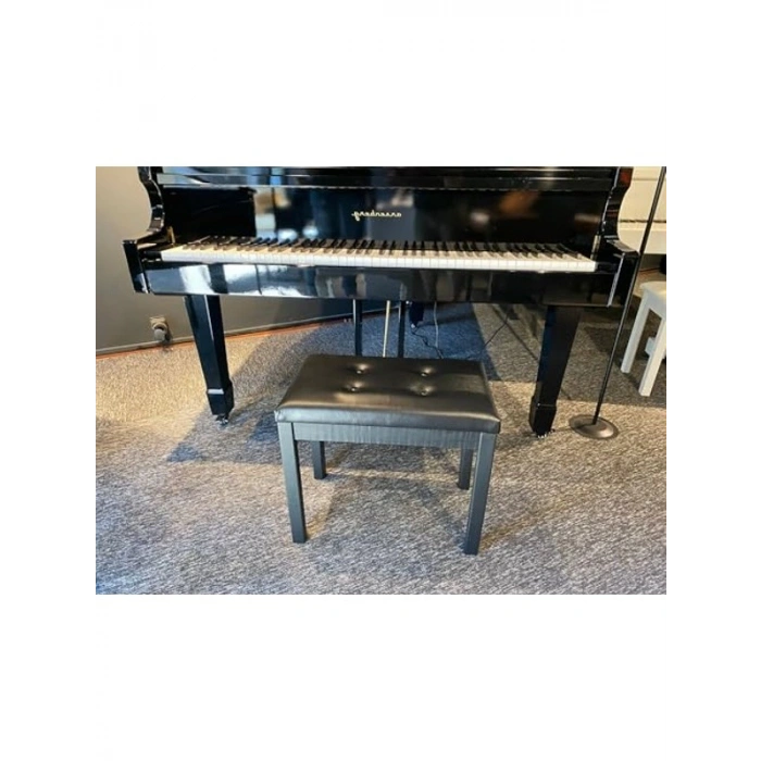 Siyah Ahşap Piyano Taburesi, Şık Tasarım ve Konfor