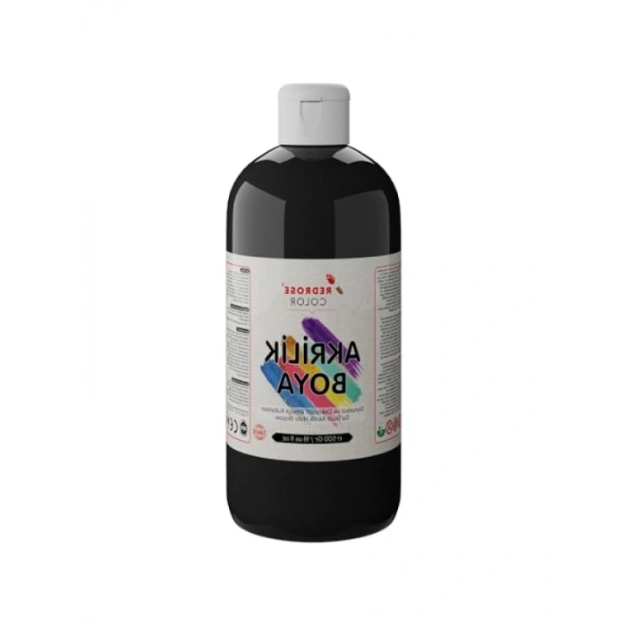 Siyah Akrilik Boya - 500gr